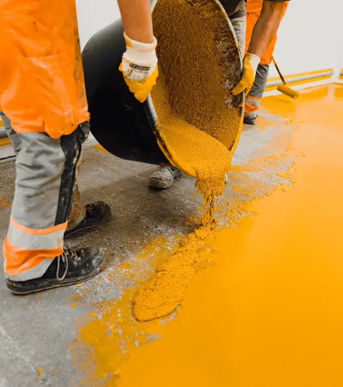 Color Concreting Driveway